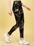 New Midnight Radium Black Tight Legging For Women