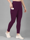 Bloom Wine Tight Legging For Women