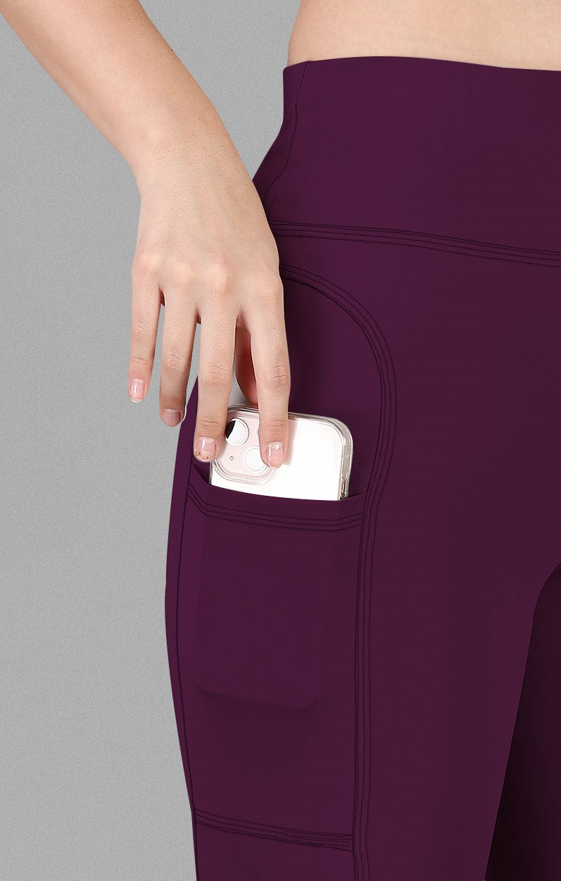 Bloom Wine Tight Legging For Women