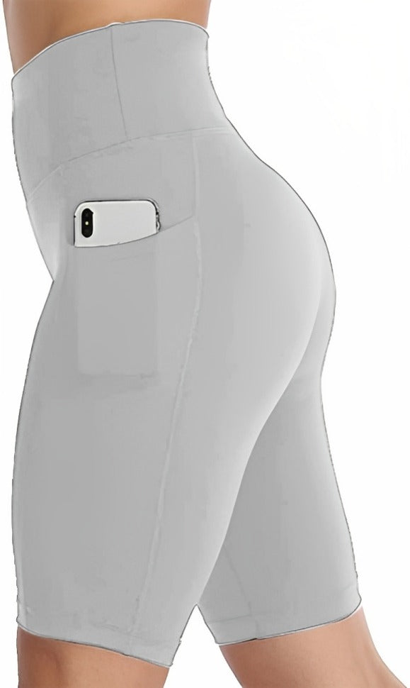 Bloom Light Grey Tight Short For Women