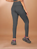 Deep Pocket Dark Grey Tight Legging For Women