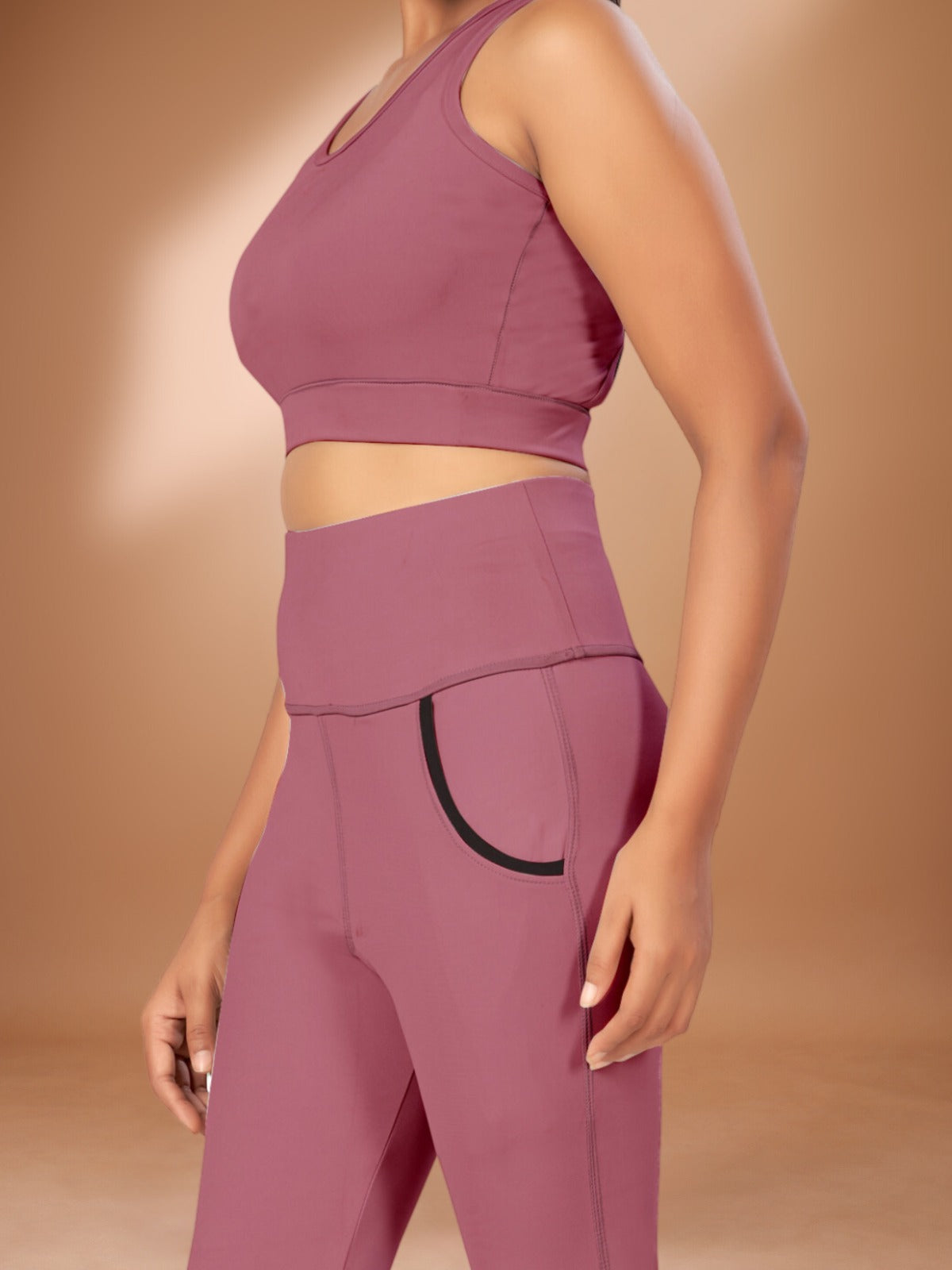 Deep Pocket Co-ord Onion Tight Legging For Women