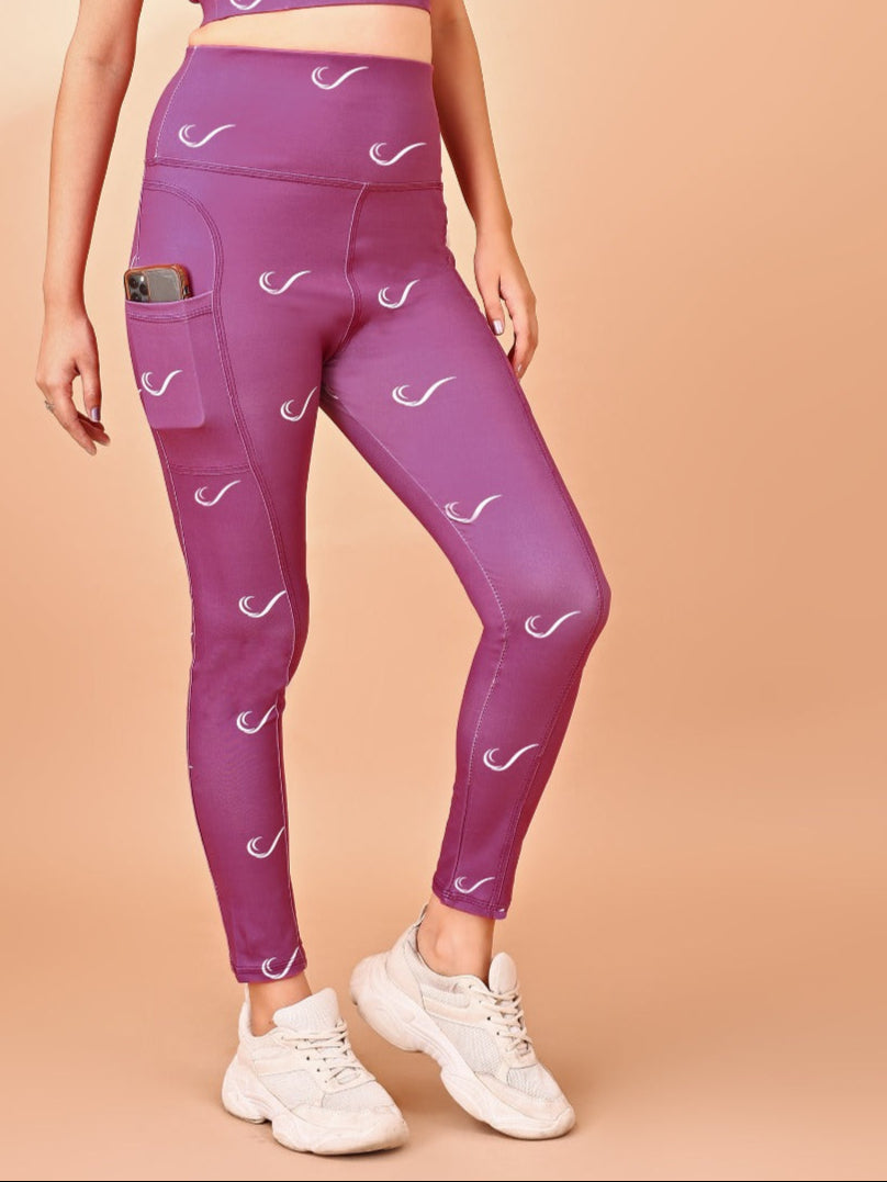 Signature Print Rosy Rani Tight Legging For Women