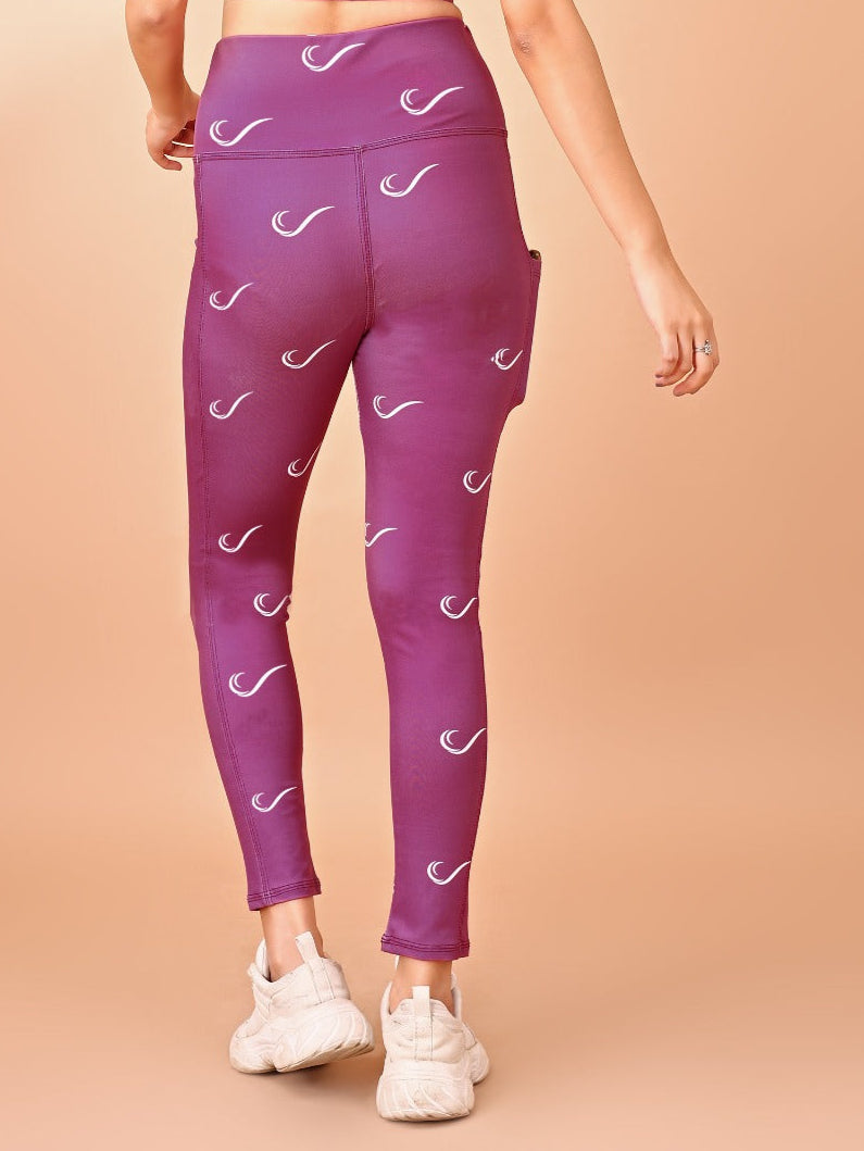 Signature Print Rosy Rani Tight Legging For Women