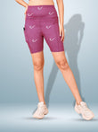 Signature Print Rosy Rani Tight Short For Women