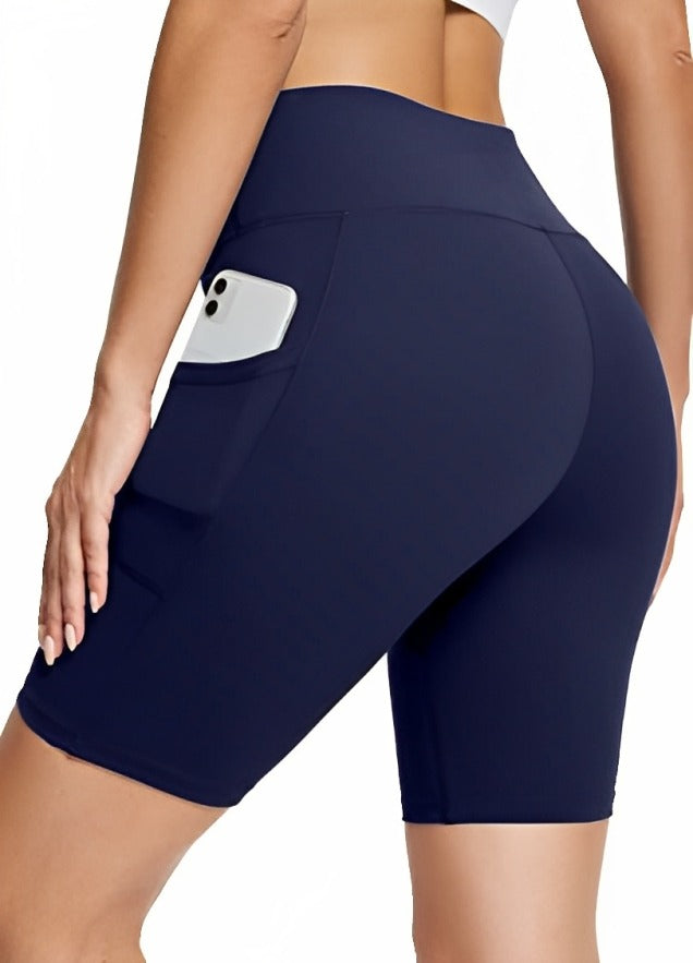 Bloom Navy Blue Tight Short For Women